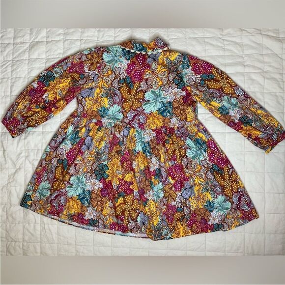 Kika Vargas X Target Multicolored Anemone Collared Babydoll Mini Dress - 1X - Picture 9 of 15